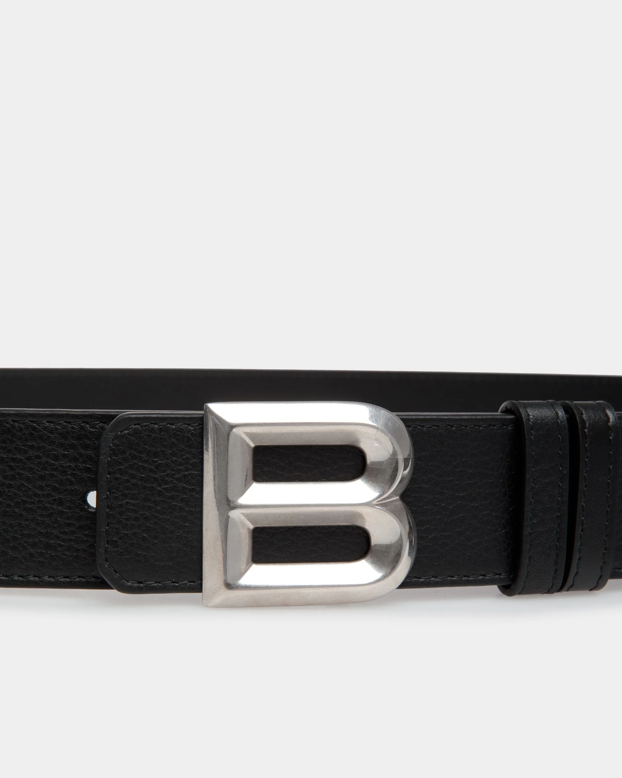 B Bold 35mm Belt In Black Leather - Image 3