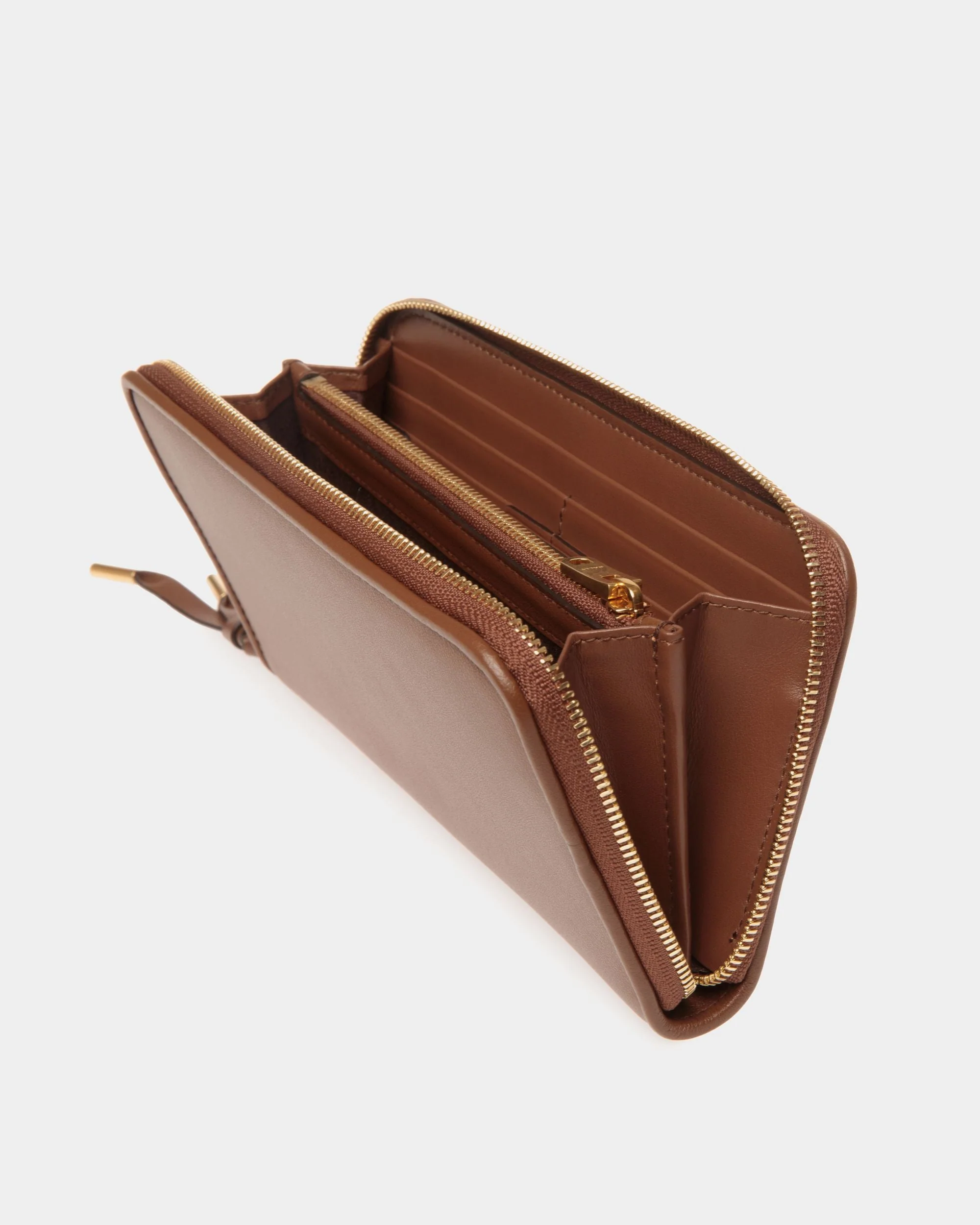 Bally Essential Long Wallet in Brown Leather - Image 3