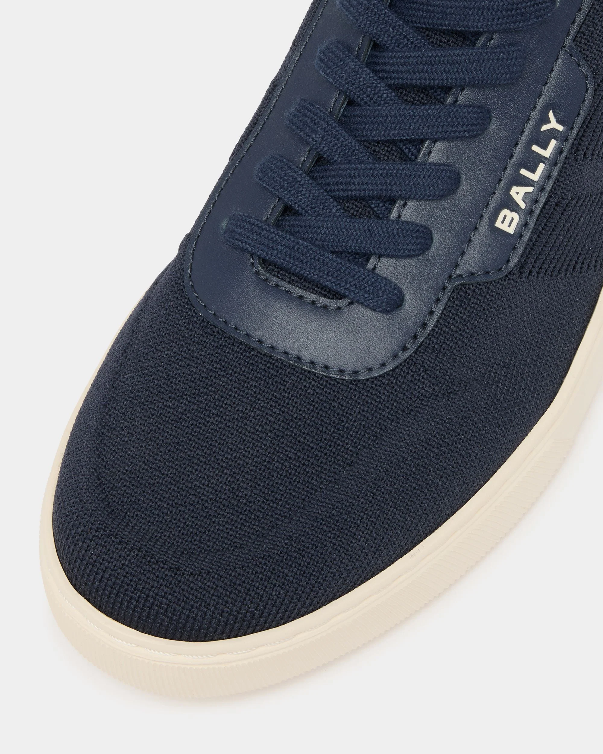 Bally Lift Sneaker in Navy Blue Fabric - Image 6