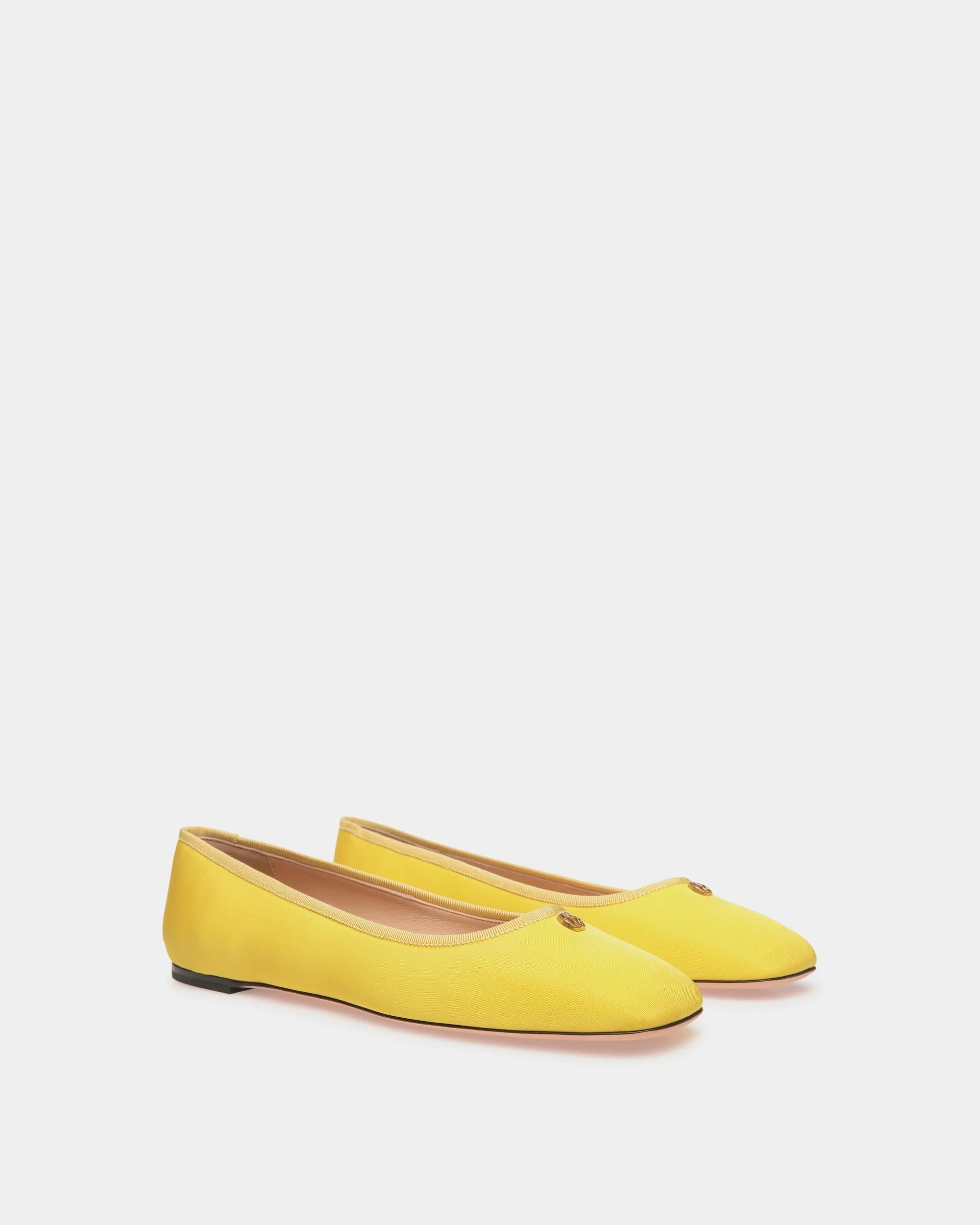 Ballyrina Flat in Yellow Faille - Image 2