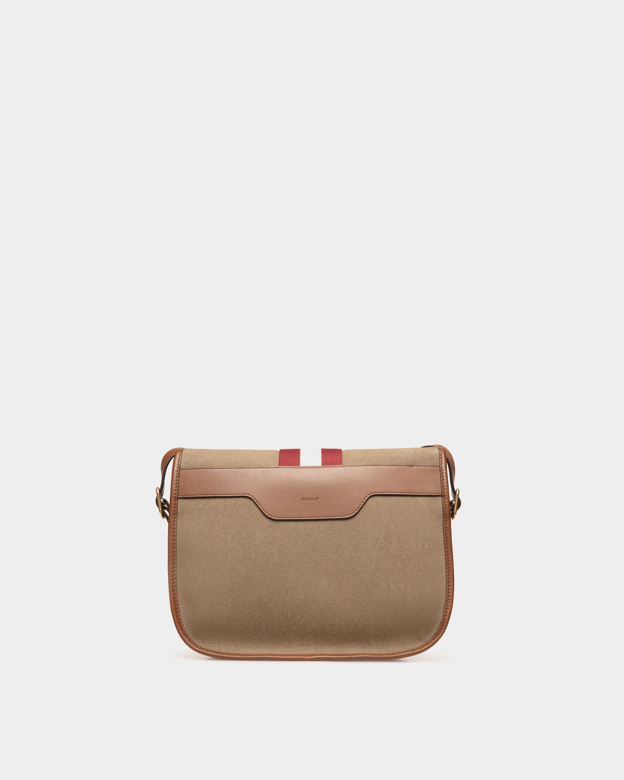 Beckett Crossbody Bag In Khaki Cotton Canvas - Image 2