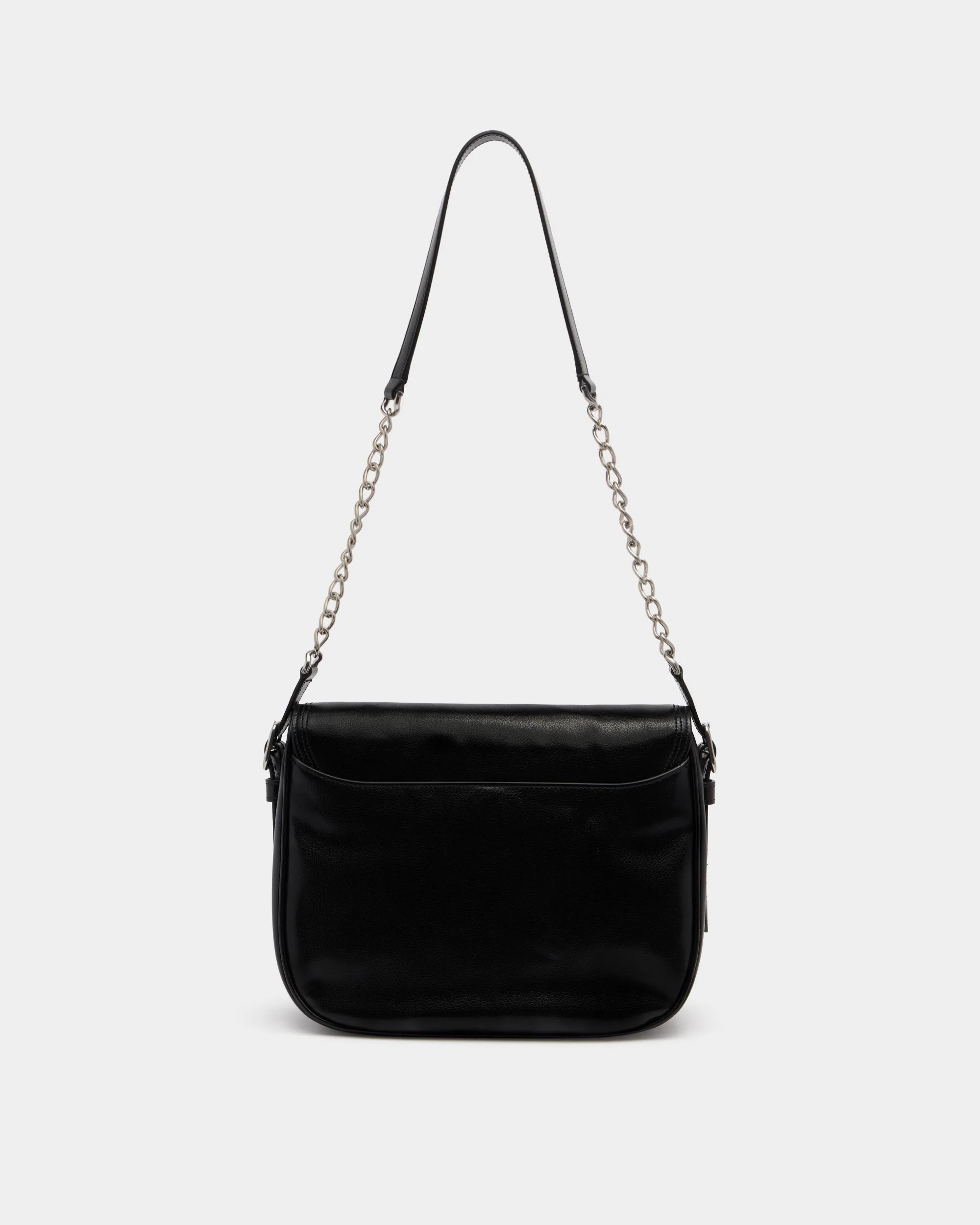 Beckett Soft Crossbody Bag in Black Leather - Image 3