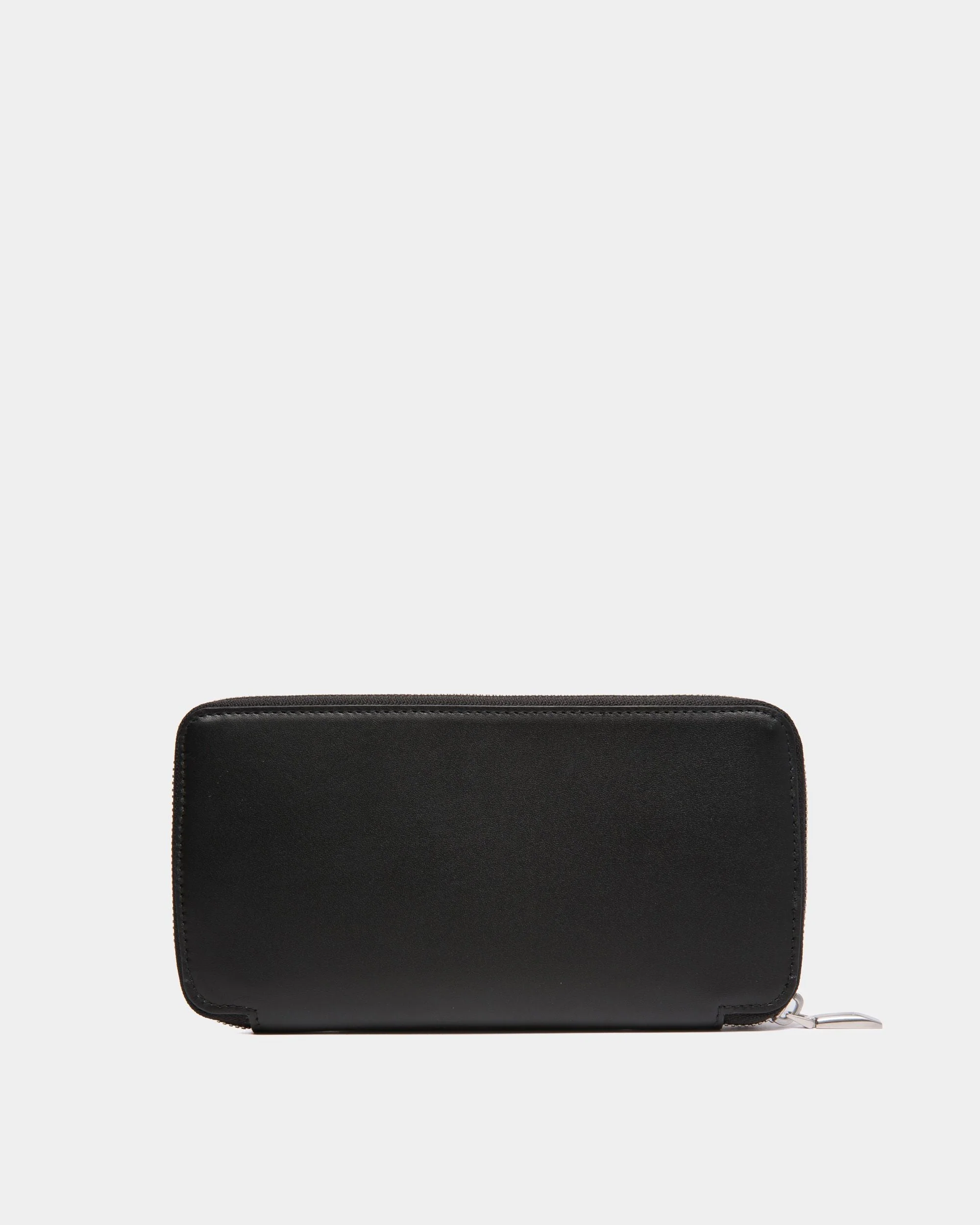 Busy Bally Zip Around Wallet in Black Leather - Image 2