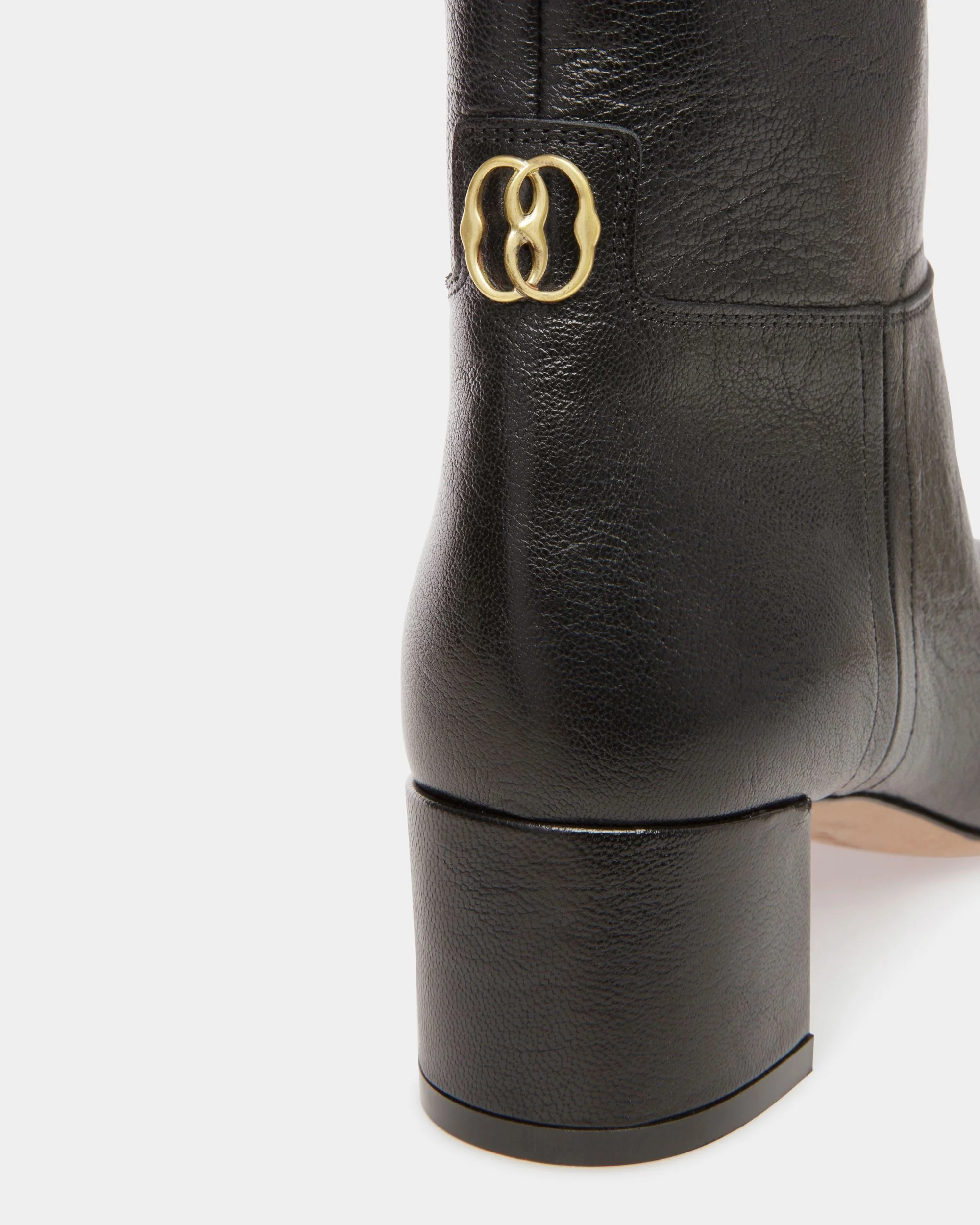 Daily Emblem Booties In Black Leather - Image 4