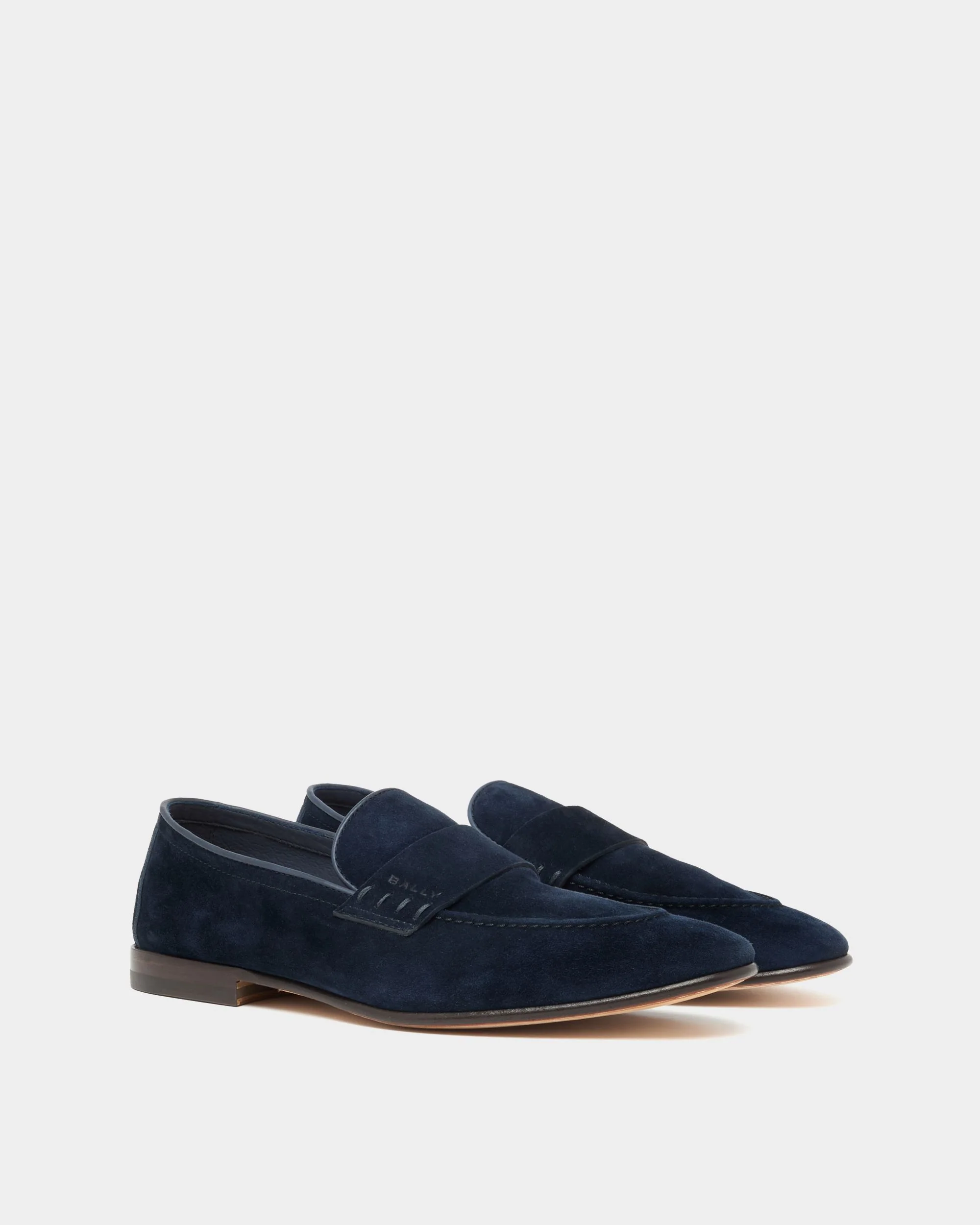 Elios Loafer in Blue Suede - Image 3
