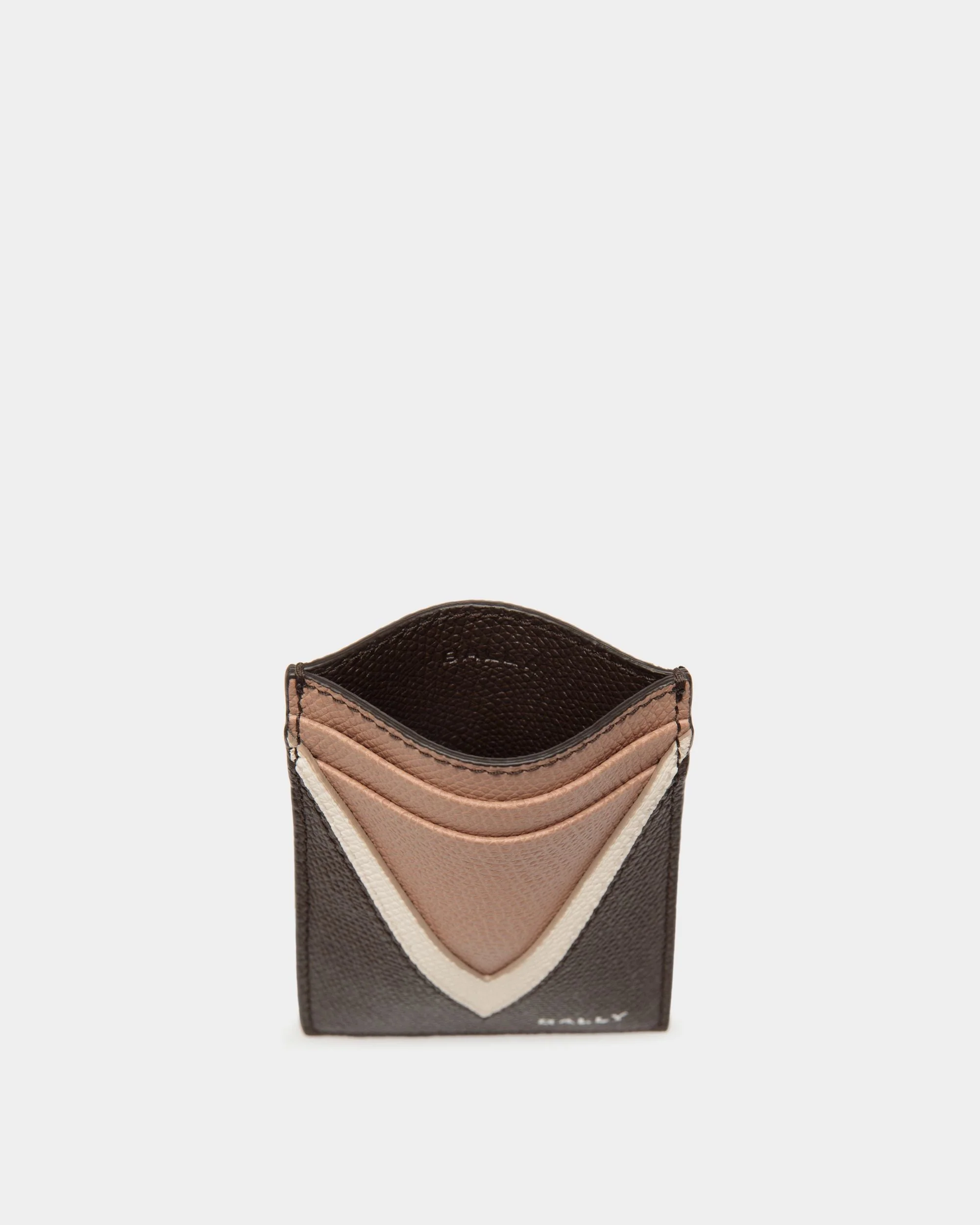 Flag Card Holder in Ebano Leather - Image 3