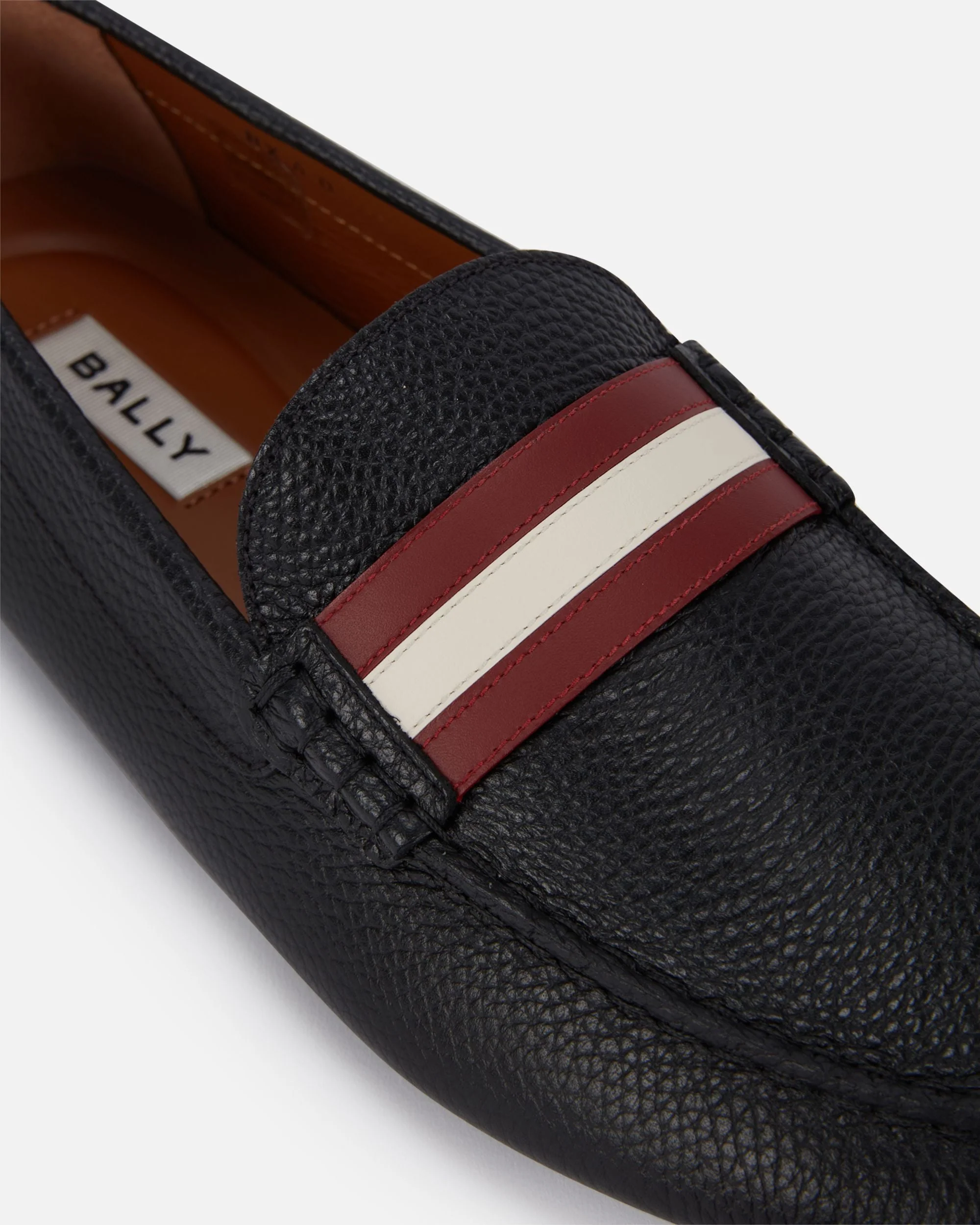 Kerbs Driver In Black Grained Leather - Image 5