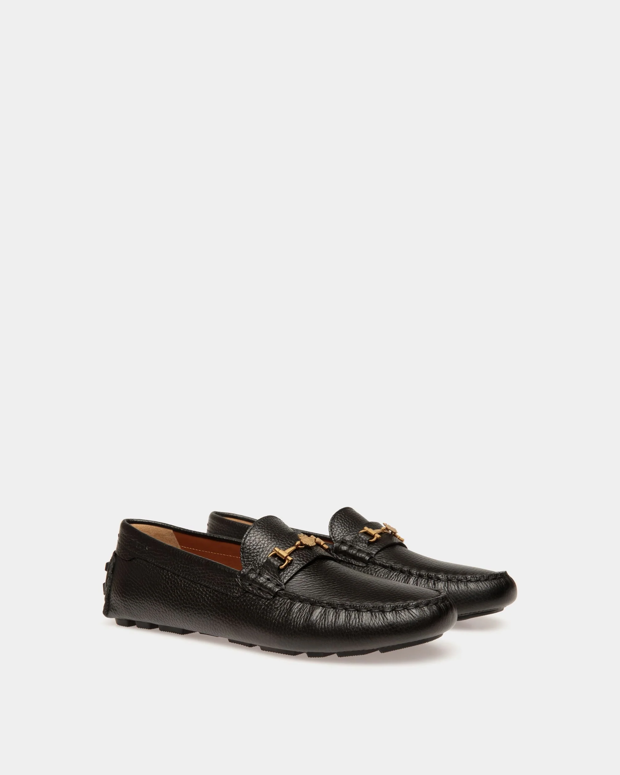 Kerbs Driver in Black Grained Leather - Image 3