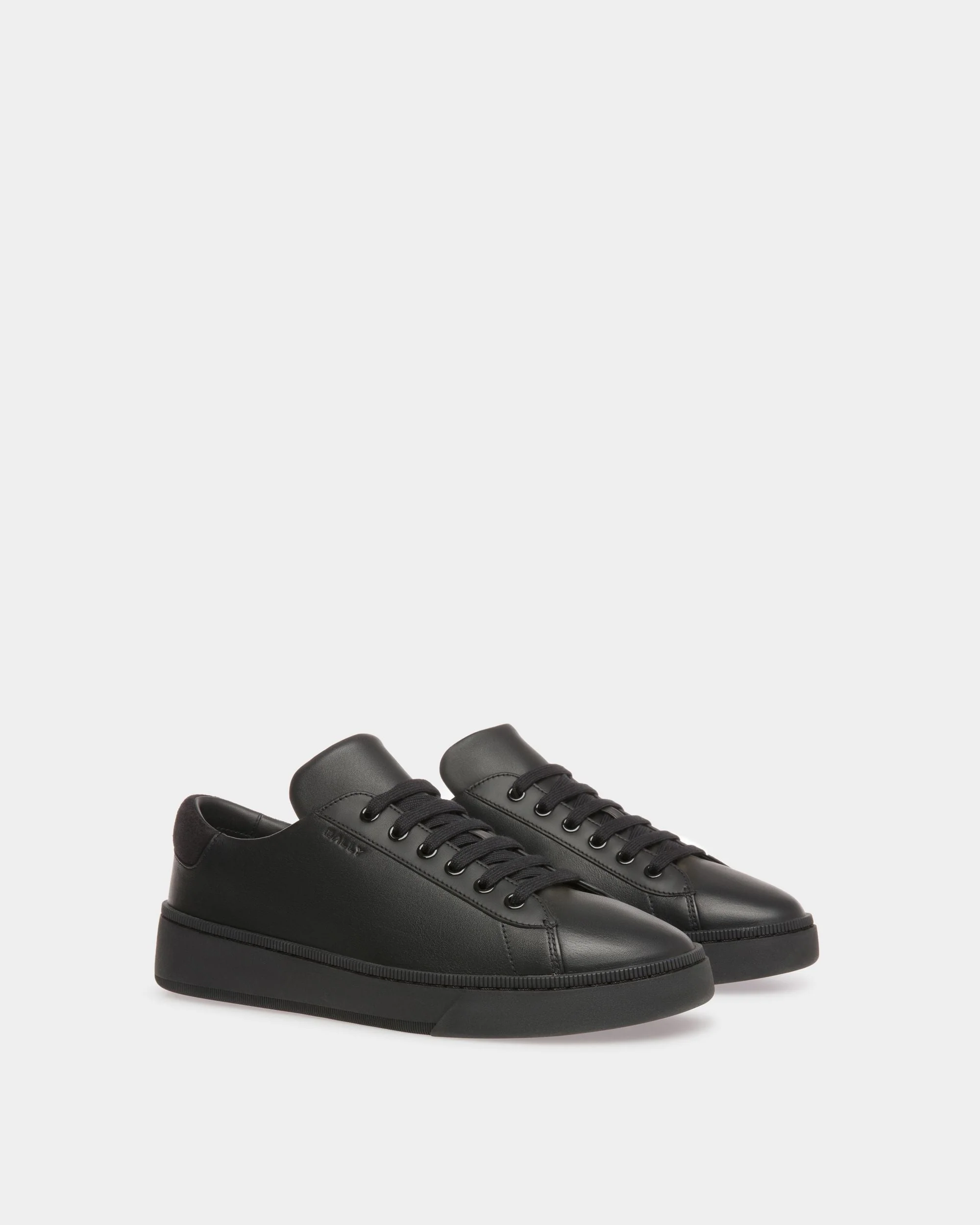 Raise Sneakers In Black Leather - Image 4