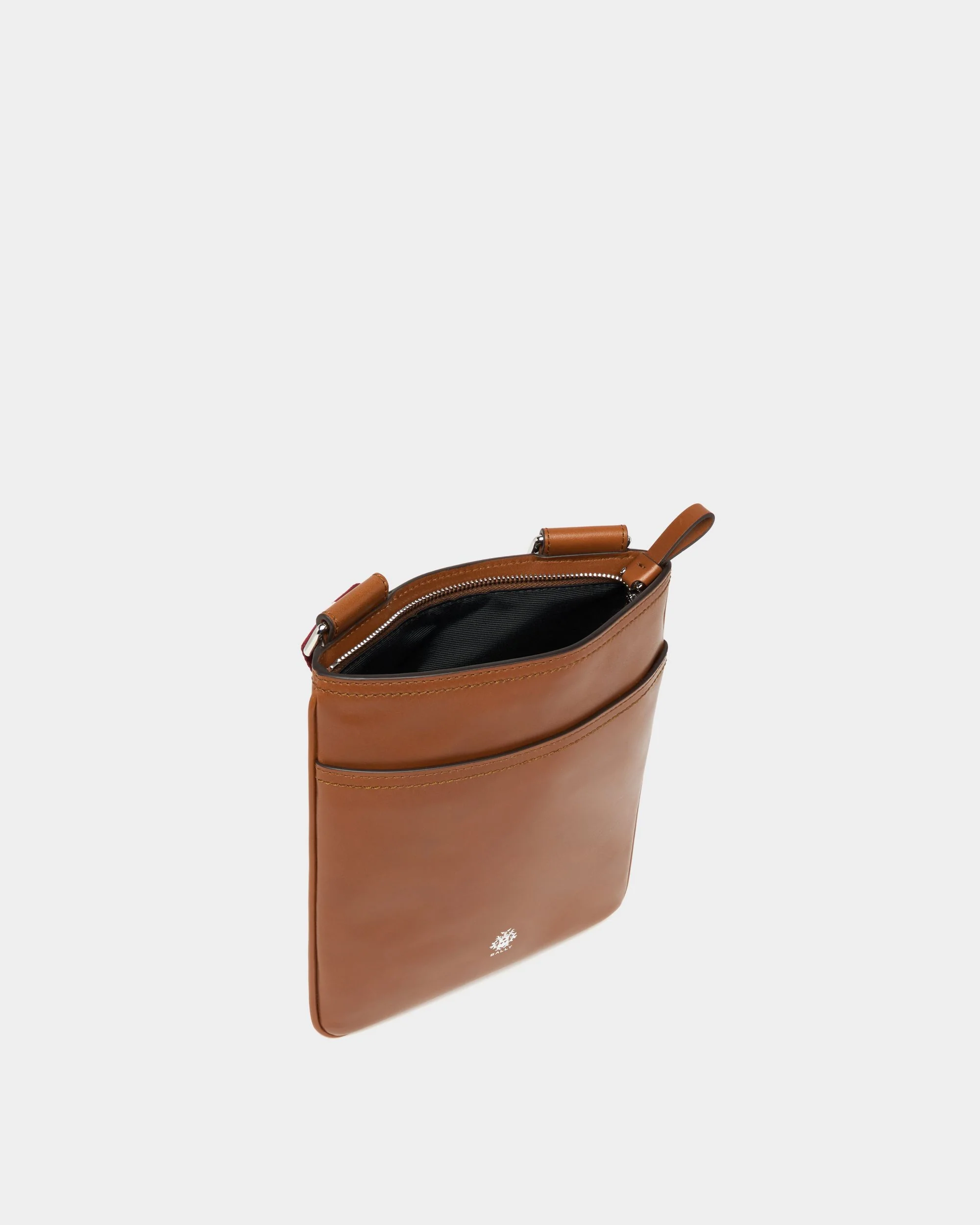 Ray Crossbody Bag in Amber Brown Leather - Image 4