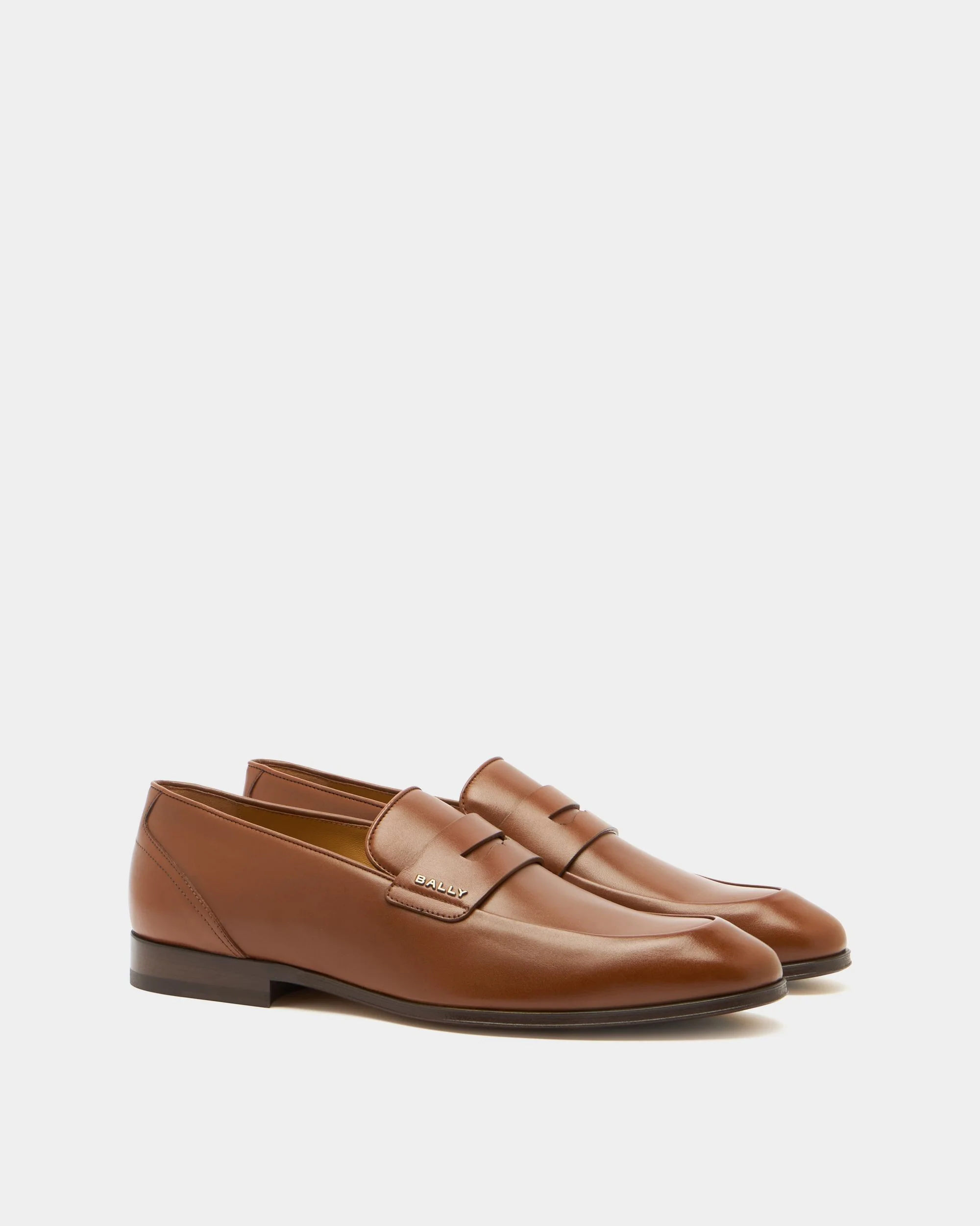 Regent Loafer in Amber Brown Leather - Image 3