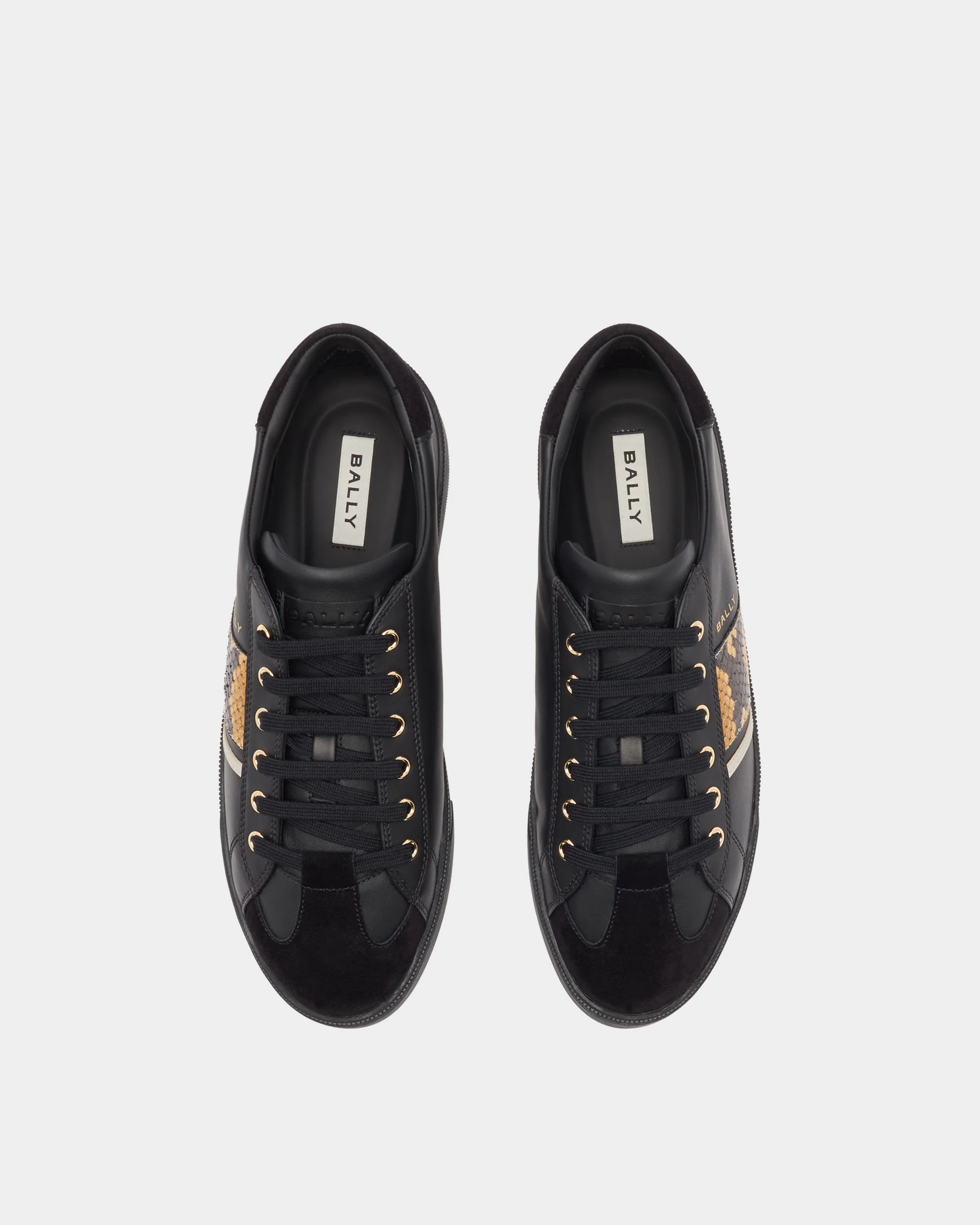 Sneaker In Black Leather - Image 5