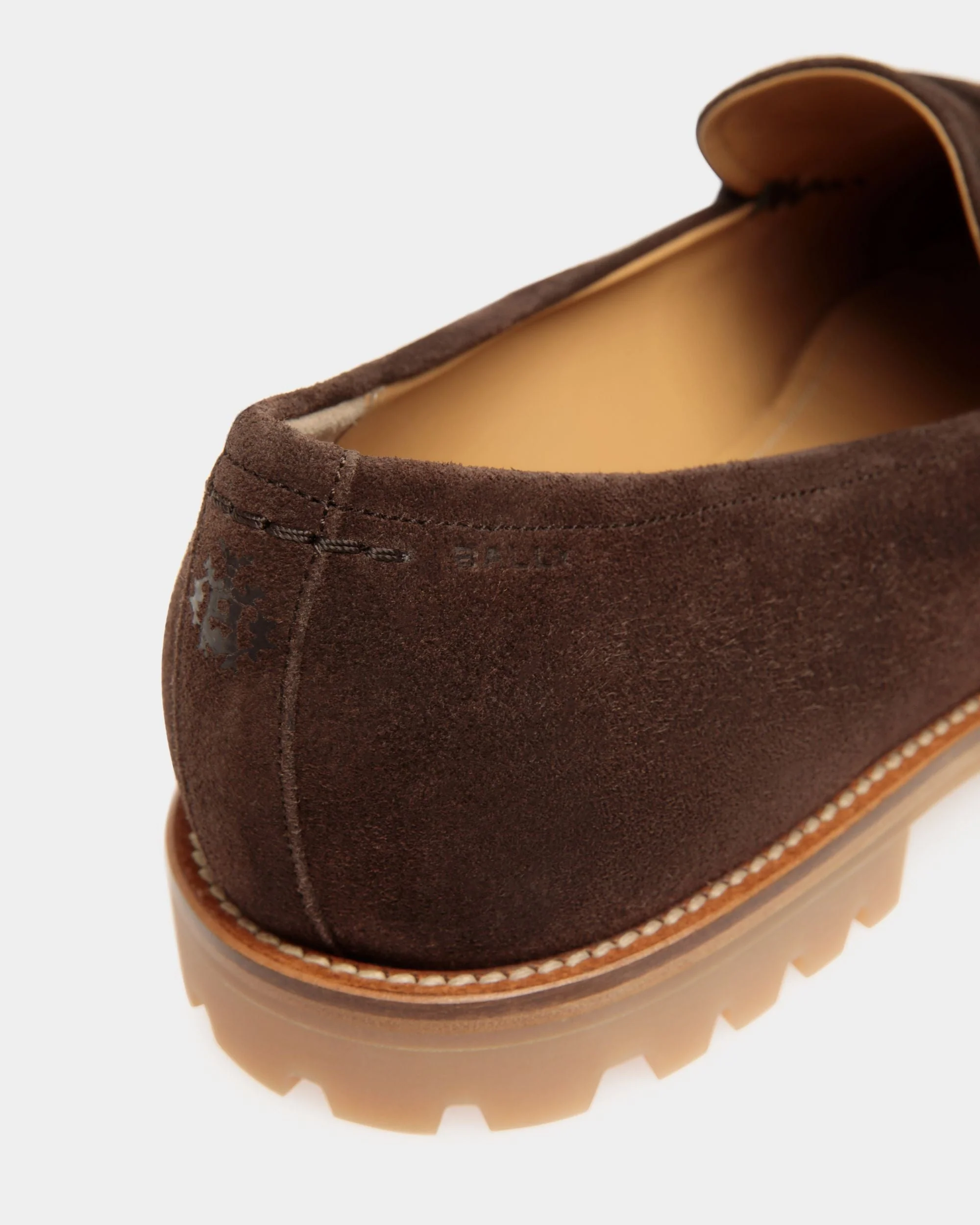 Solaria Loafer in Ebano Suede - Image 6