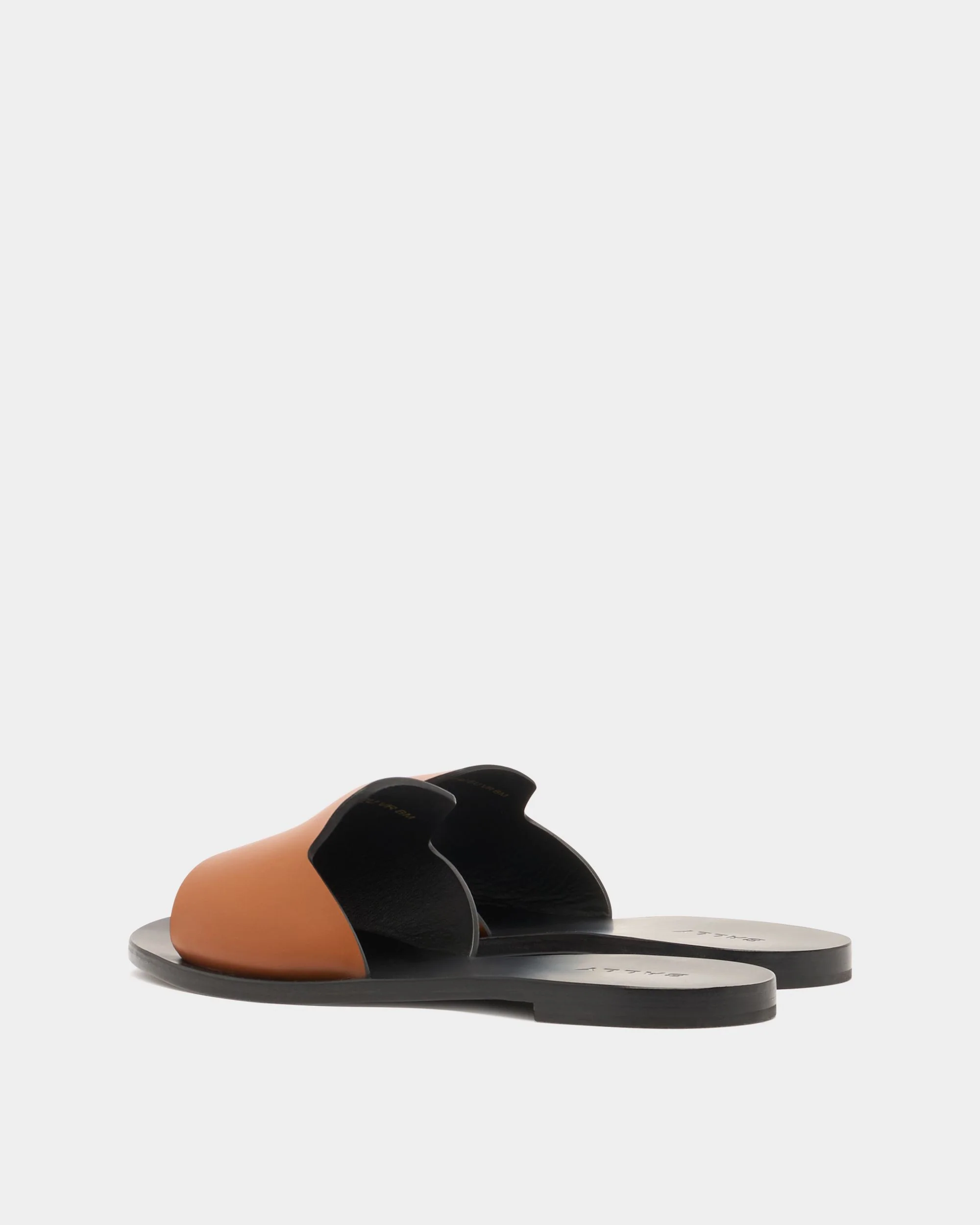 Summer Slide In Brown Leather - Image 4