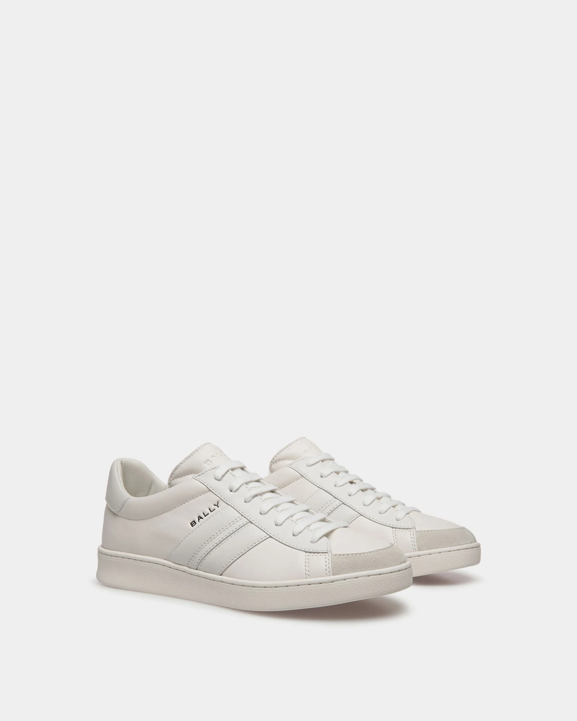 Tennis Sneaker In White Leather - Image 3