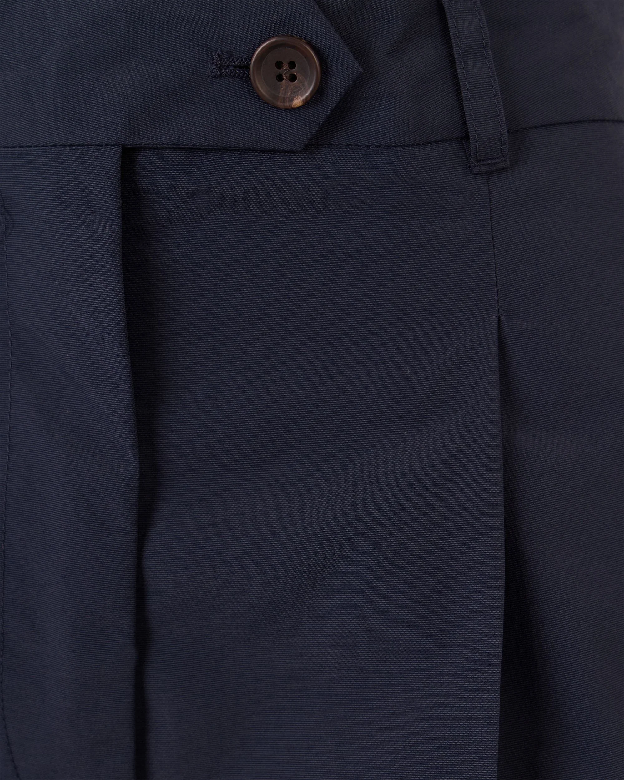 Trousers in Navy Blue Nylon - Image 4