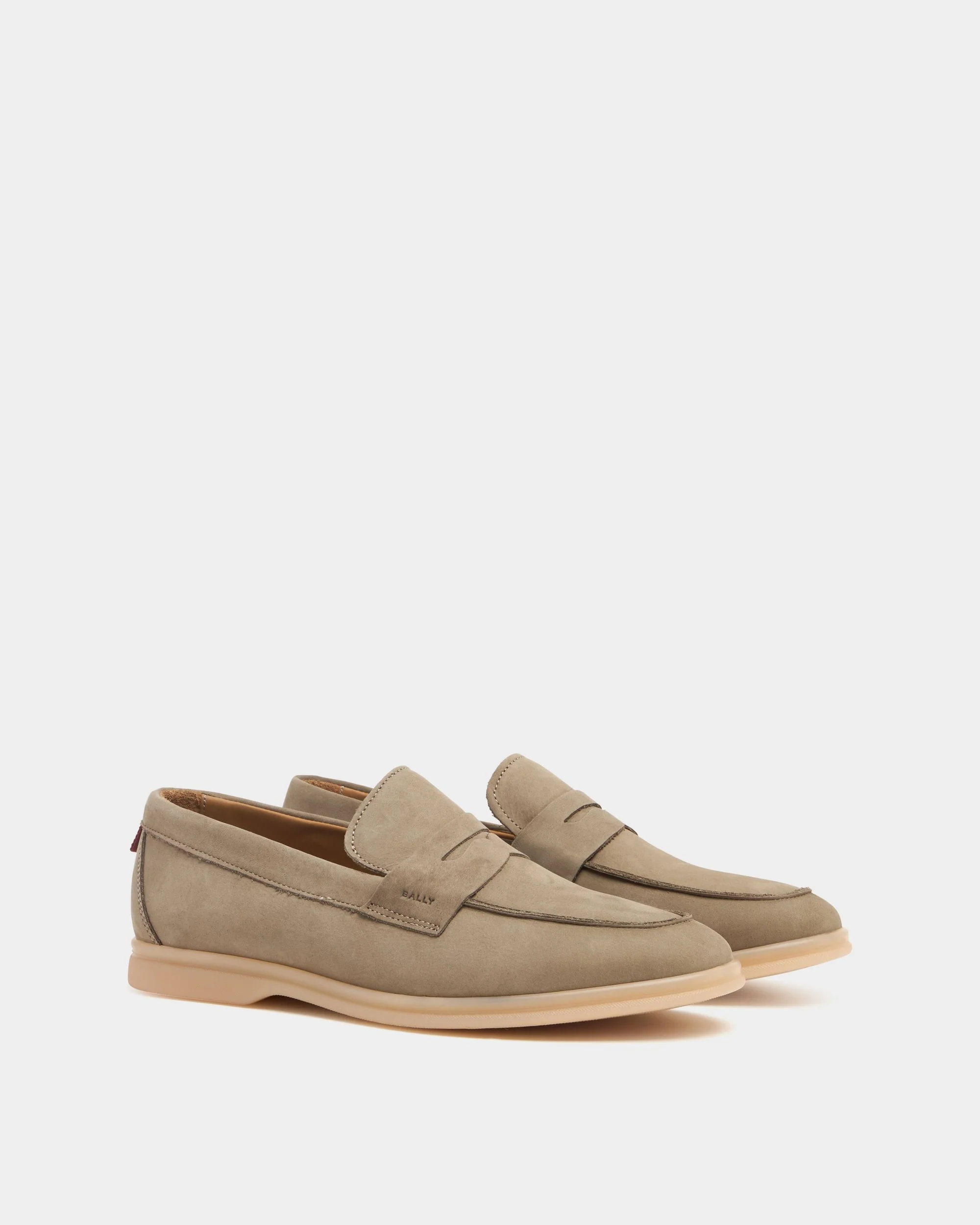 Webbing Loafer in Beige Suede - Image 3