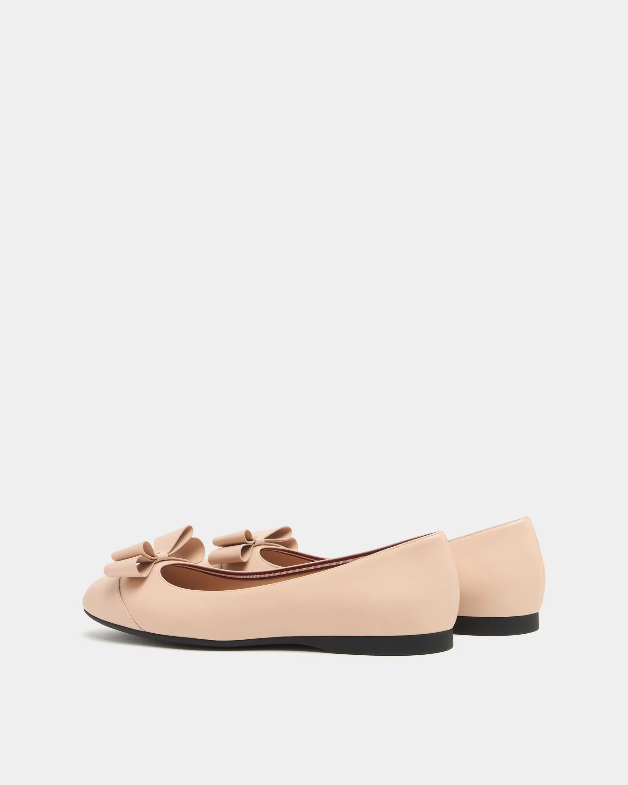 Ysla Ballet Flat in Dusty Petal Leather - Image 4